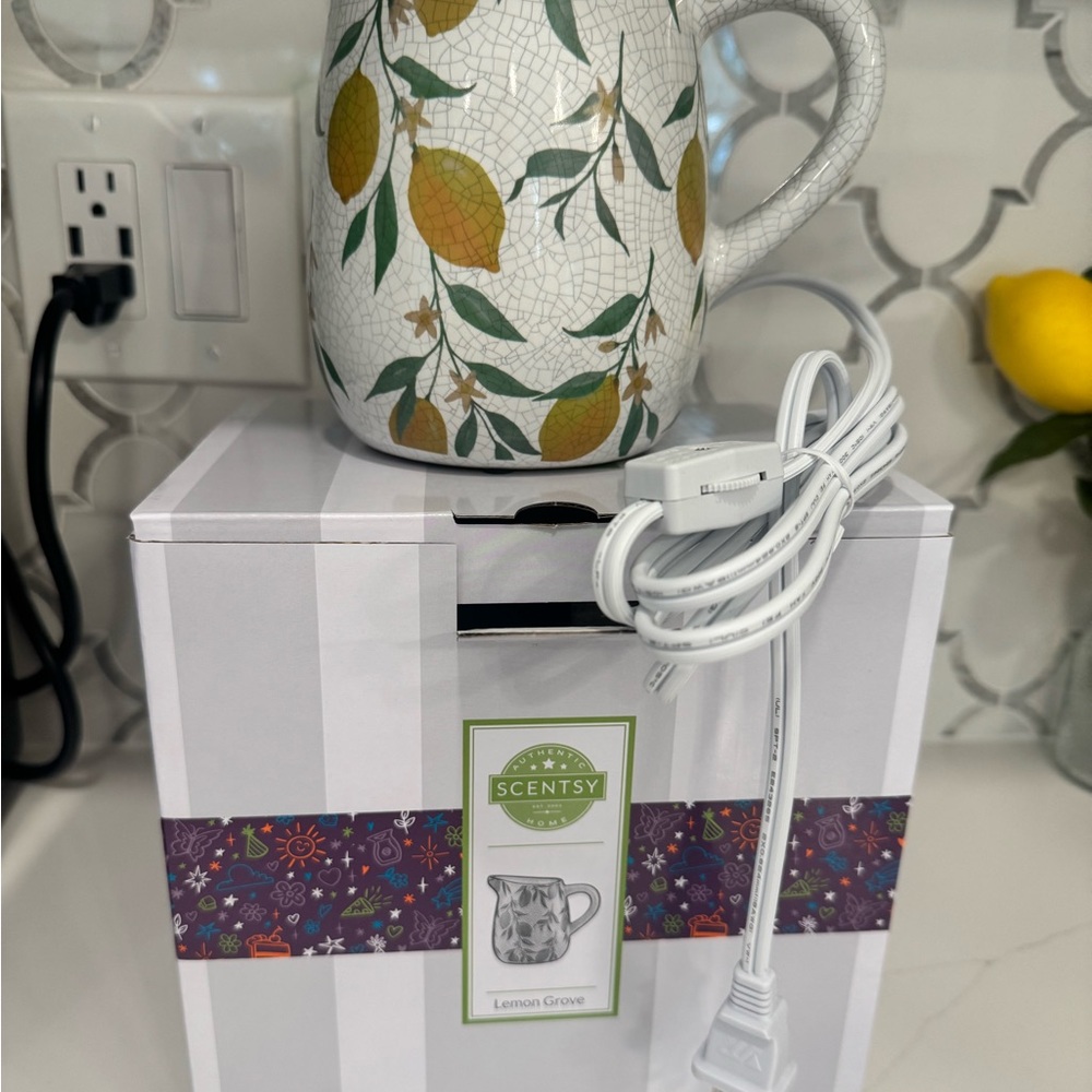 Scentsy Lemon Grove Ceramic Warmer